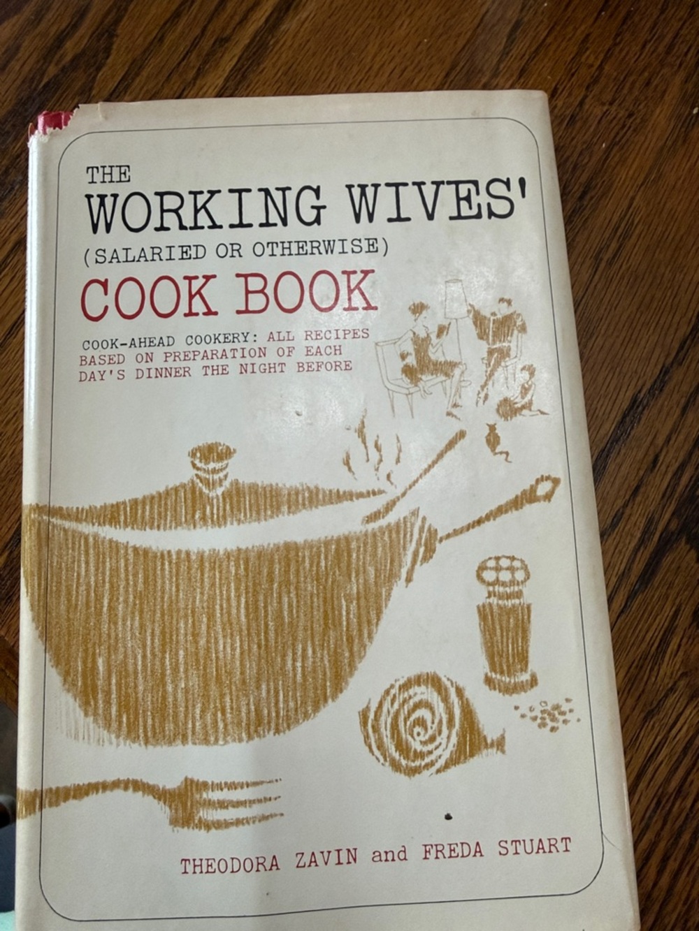 The Working Wives' Cook Book - Cream Cover